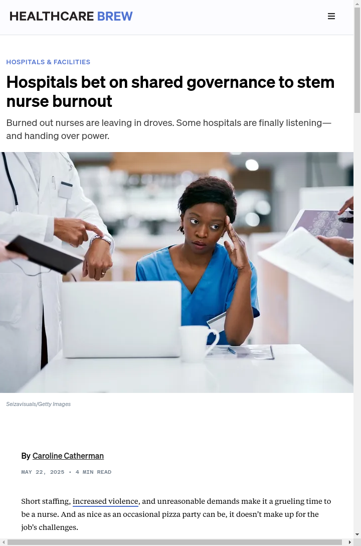 Nurses Finally Getting a Real Say?