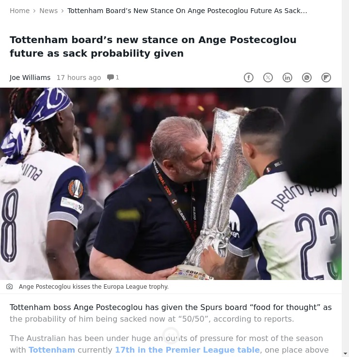 Ange’s Future: Trophy Hero or On the Brink?