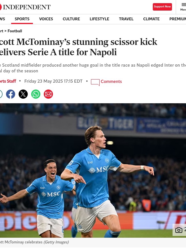 McSauce’s Scissor Kick Seals Napoli Glory