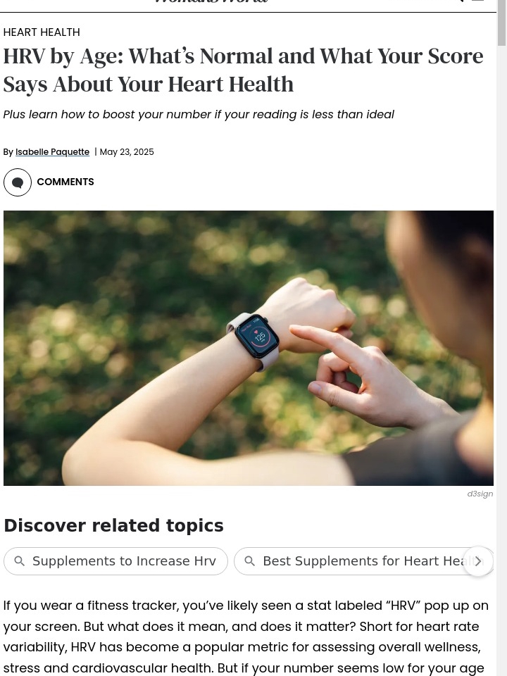 Is Your HRV Score Actually a Big Deal?