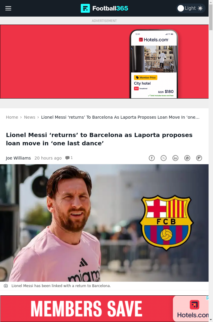 Messi’s Last Dance at Camp Nou?