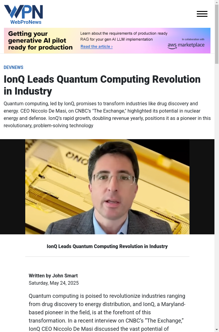 Quantum Computers: The Next Big Thing?