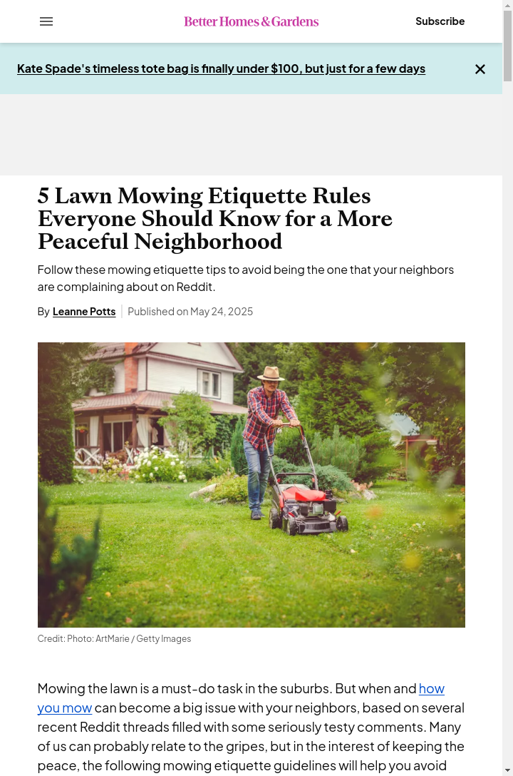 Lawn Drama: 5 Mowing Rules to Keep Peace