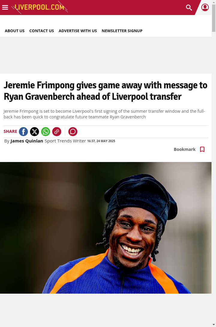 Dutch Revolution Brewing at Anfield?