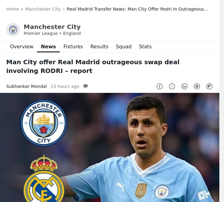 Rodri for Bellingham? Wild Swap Rumor!