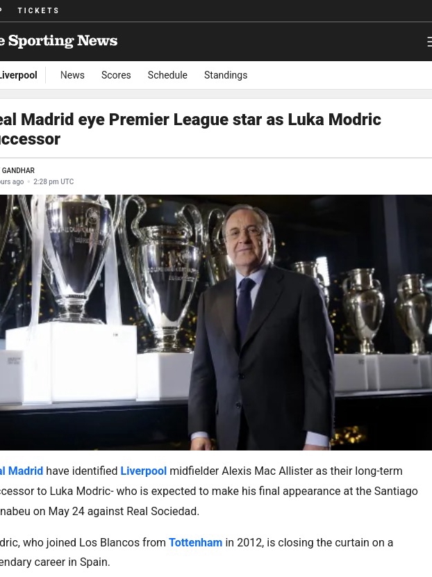 Is Mac Allister the Next Bernabeu Maestro?
