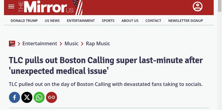 TLC Cancels Boston Calling! 😱
