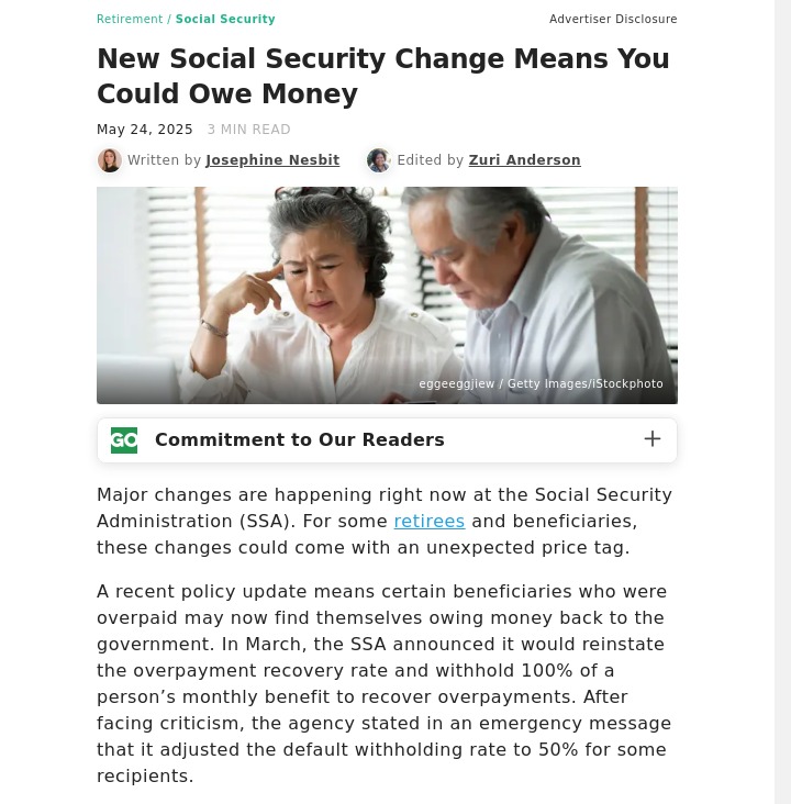 Social Security Surprise: You Might Owe!