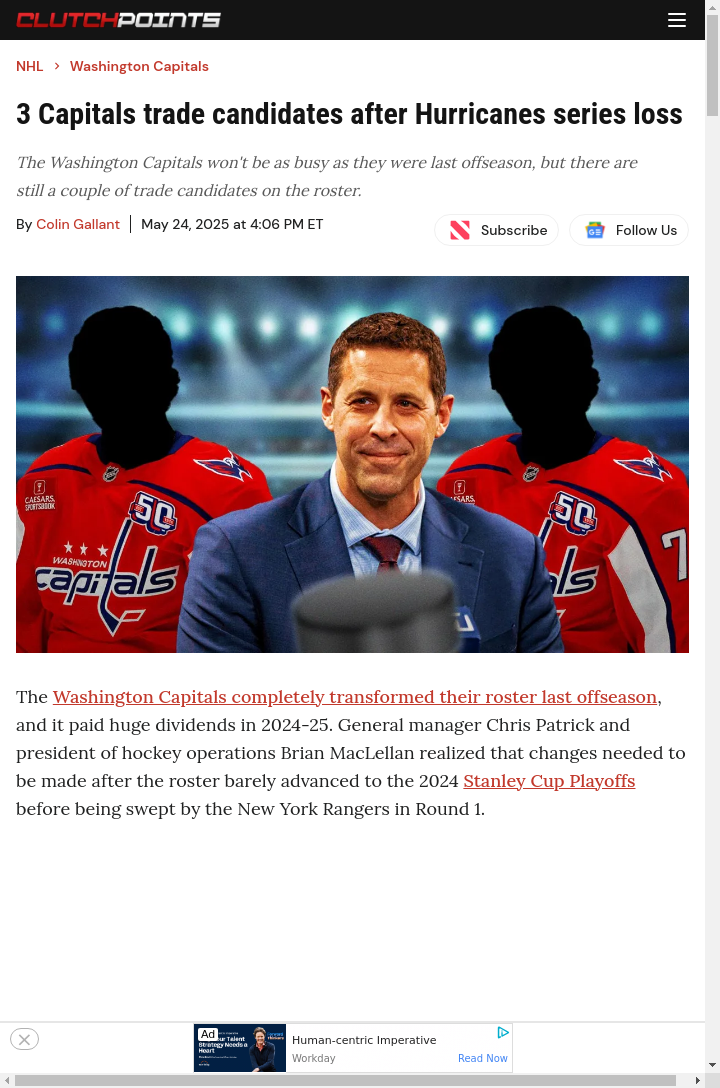 Caps’ Offseason Shakeup: Who’s Out Next?