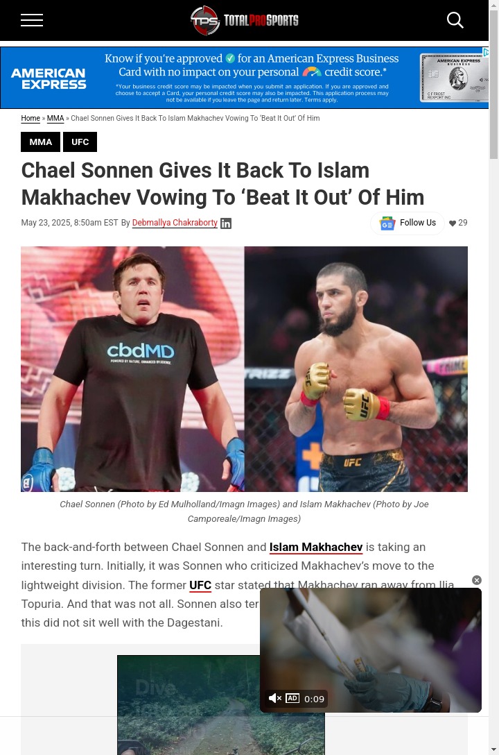 Sonnen vs. Makhachev: Trash Talk Heats Up!