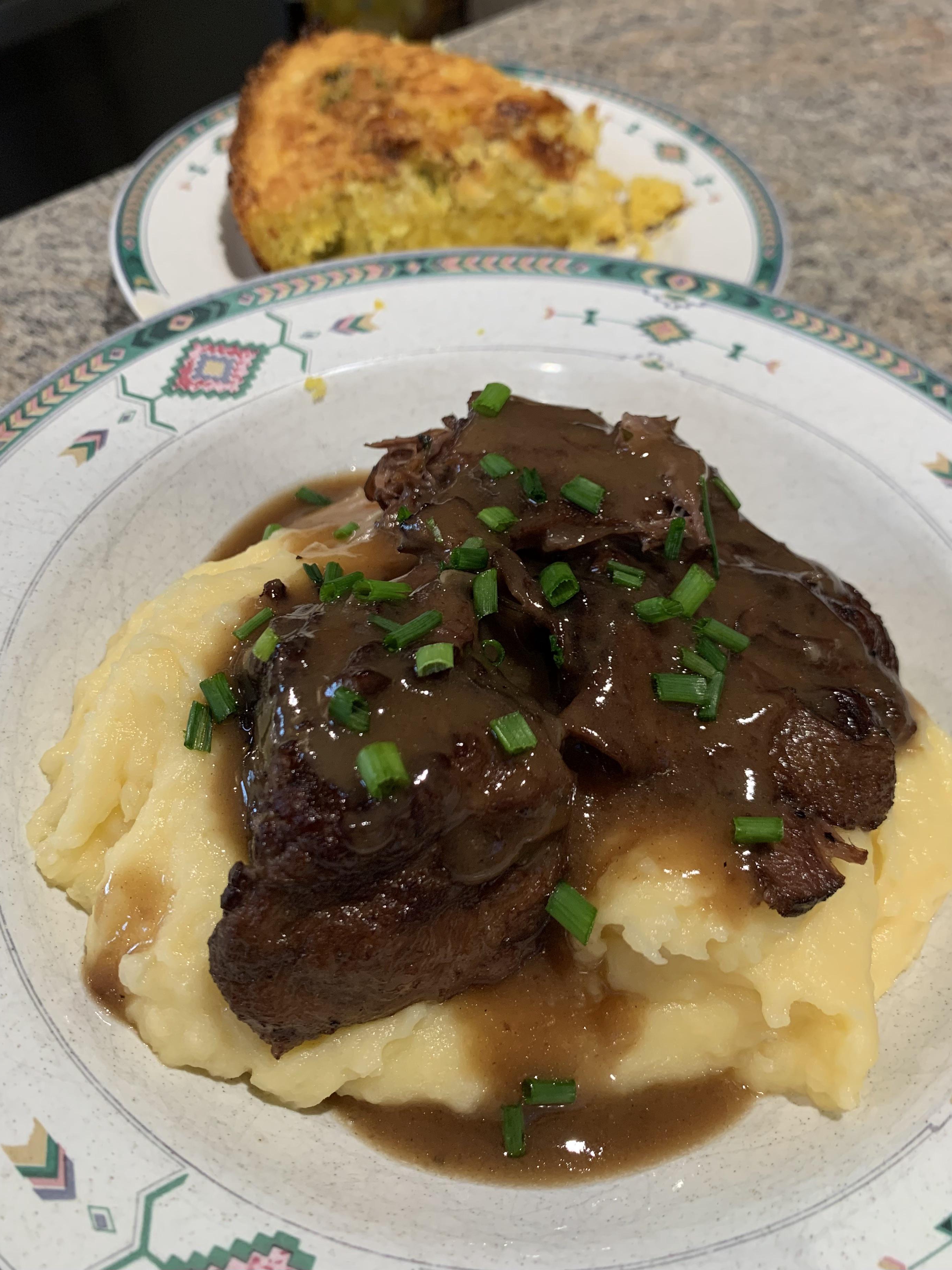 Oxtail Stew & Cheesy Mash: My Comfort Combo