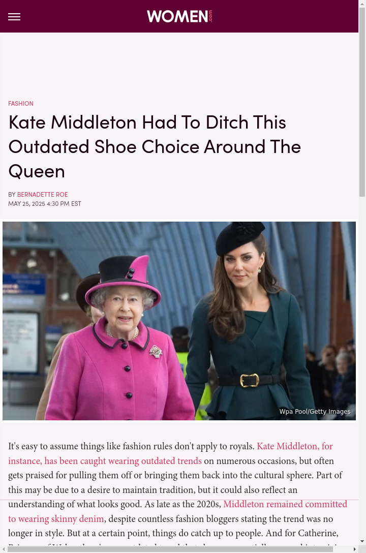 Kate’s Secret Shoe Ban Around the Queen