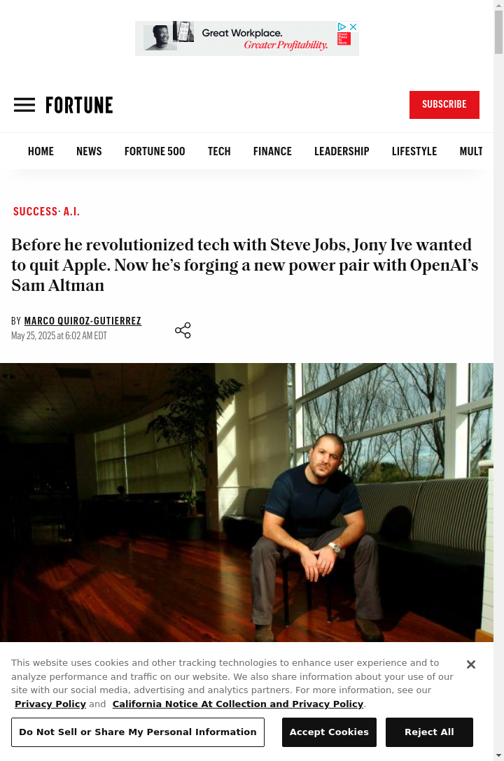 Jony Ive’s Next Big Thing After Apple?
