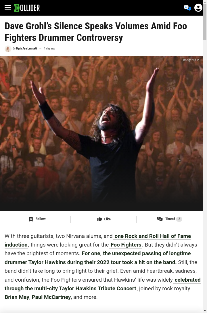 Grohl Drama: Foo Fighters Drummer Out? 🤔