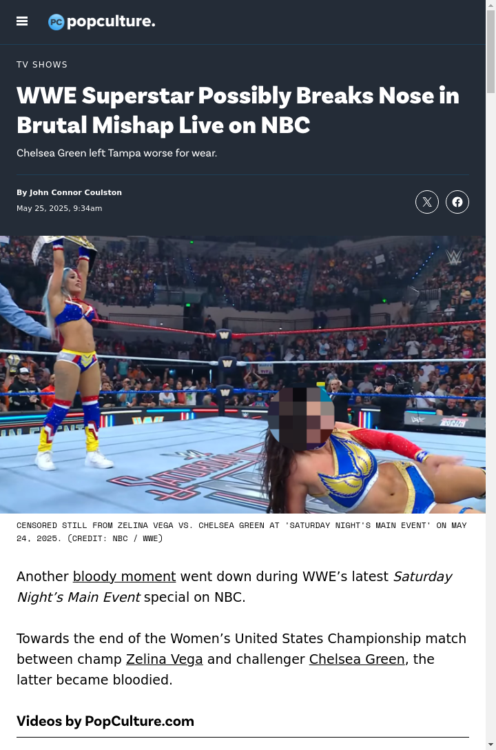 Zelina’s 619 Leaves Chelsea Green Bloodied
