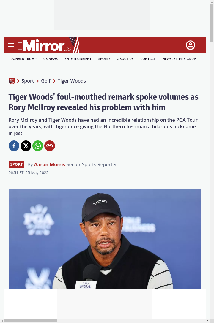 Tiger’s Mind Games: The Intimidator Saga