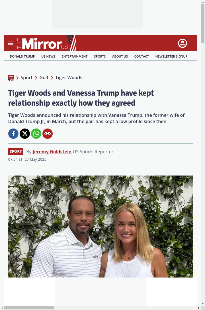 Tiger & Vanessa: Keeping It Low-Key