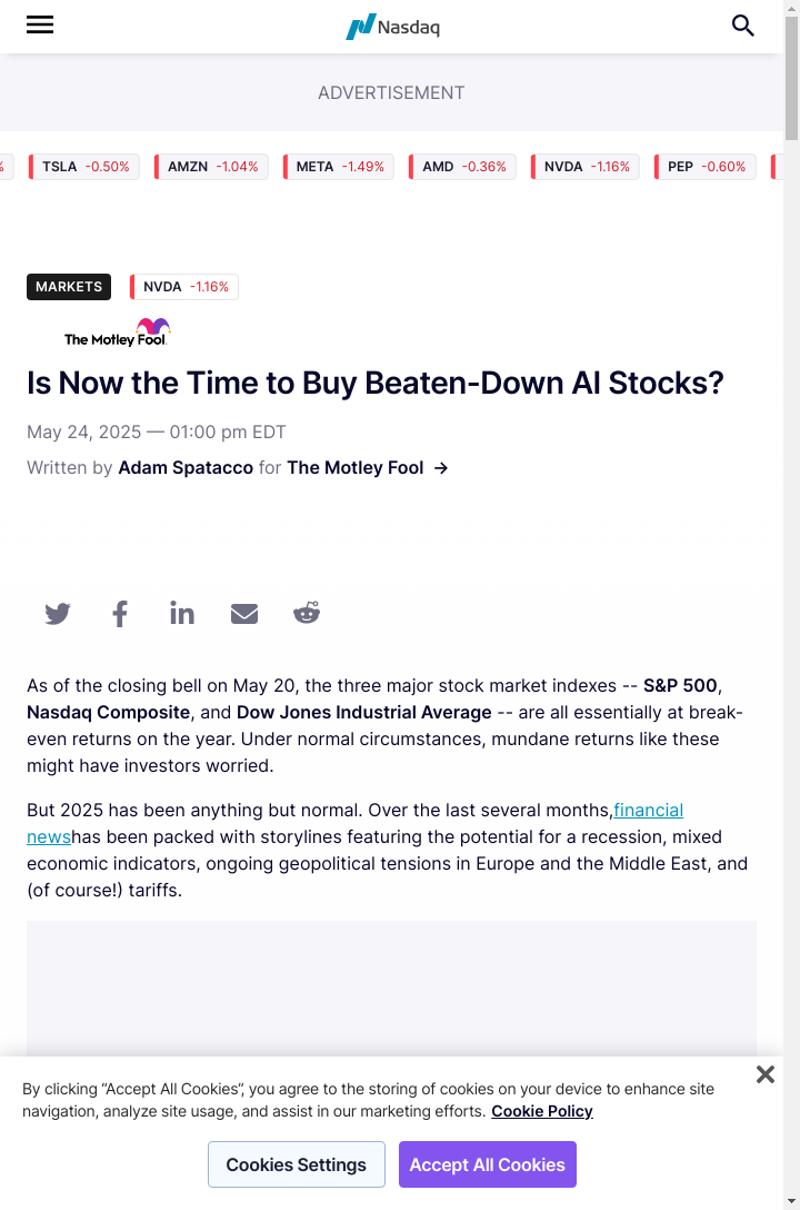 Are AI Stocks on Sale or Just Stuck?