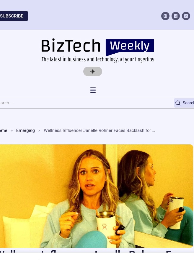 Wellness Influencer’s Secret Exposed