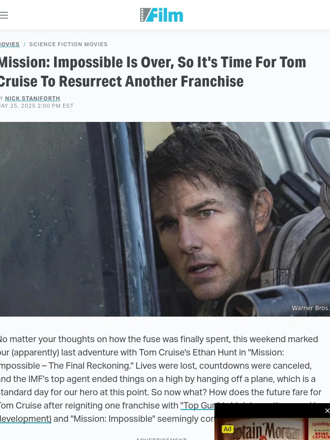 Cruise & Blunt: Edge of Tomorrow 2? 👀