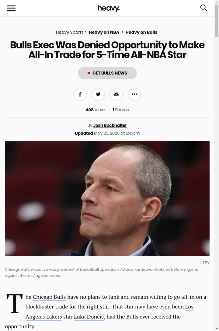 Bulls Miss Out on Luka: What If?