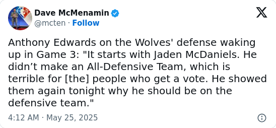 Ant Calls Out Snub After Wolves’ Blowout
