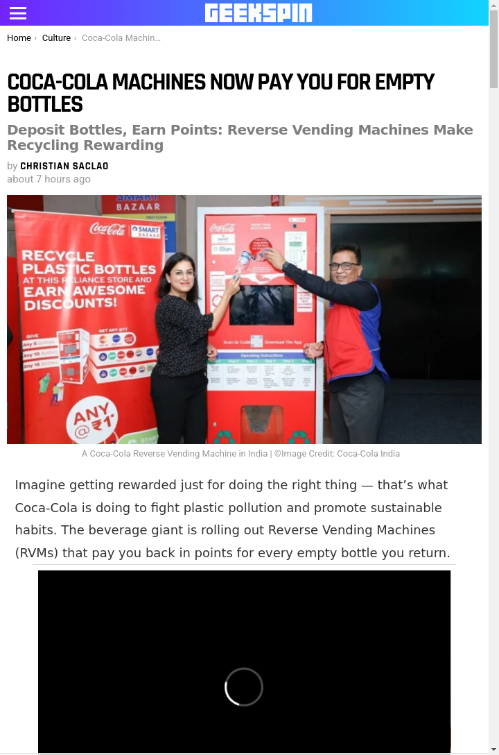 Get Paid for Recycling Coke Bottles? Yes!
