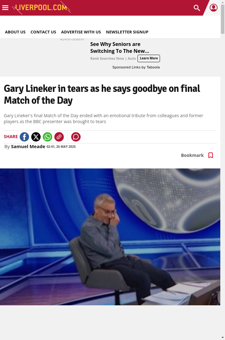 Lineker’s Emotional MOTD Farewell
