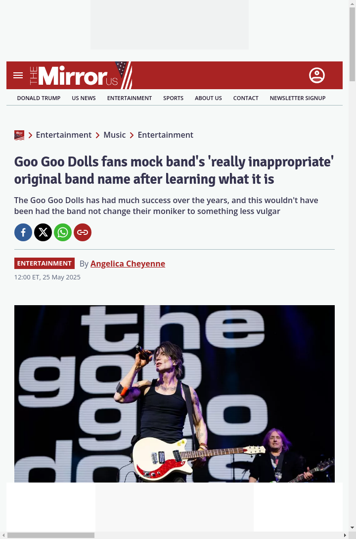 Goo Goo Dolls’ Wild OG Name Shocks Fans 😳