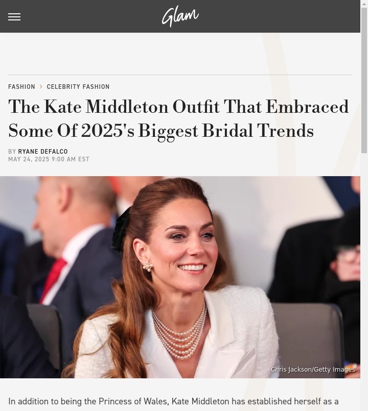 Kate’s Bridal Look Is 2025’s It Trend