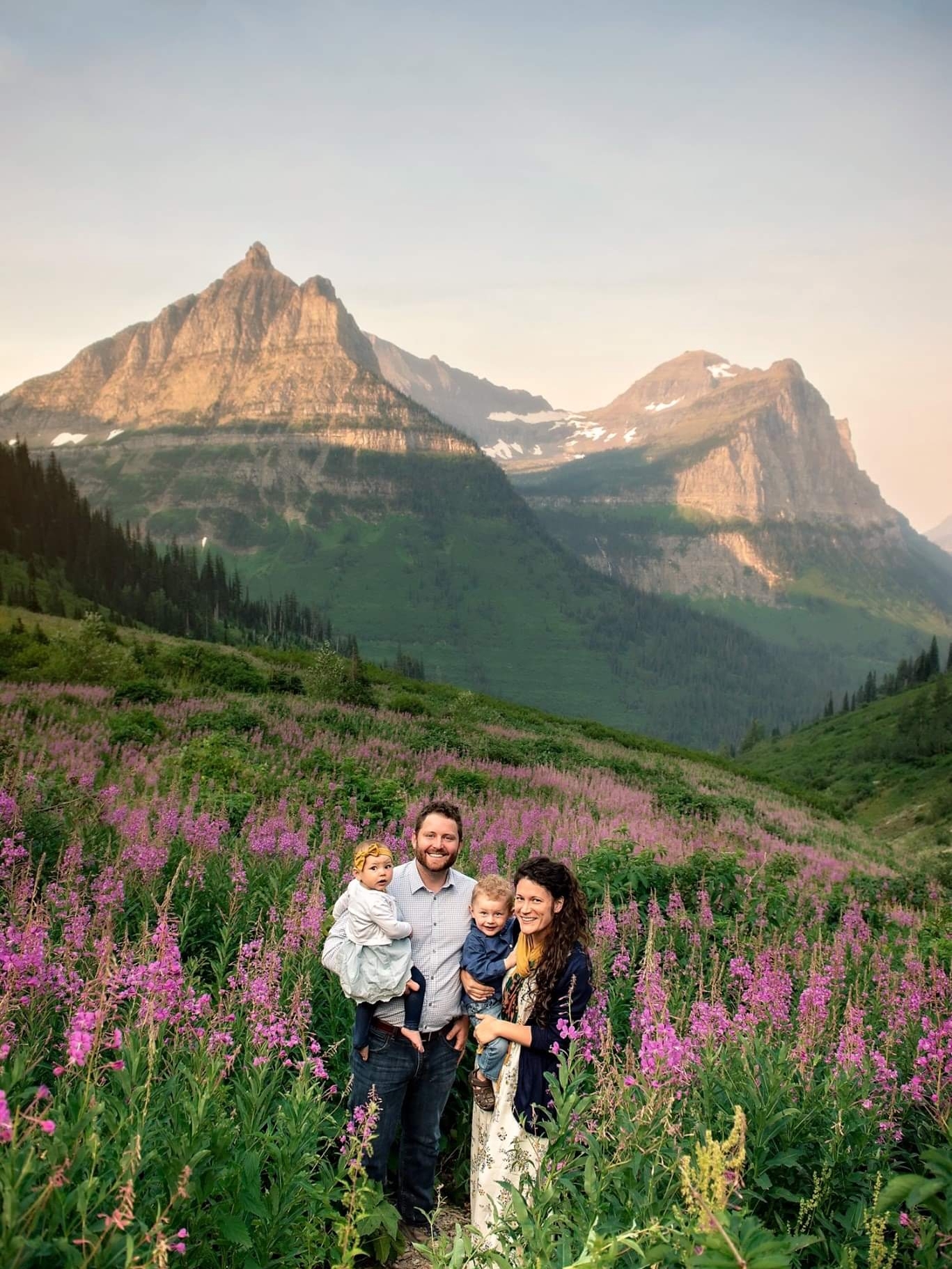 chasing sunrise at glacier national park