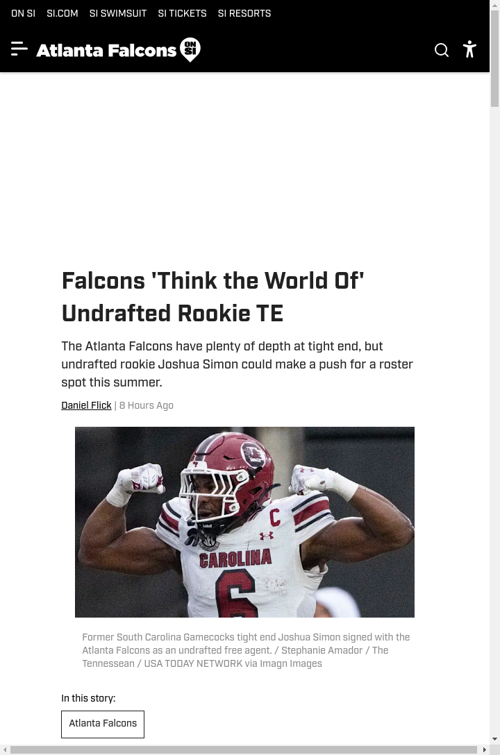 Can Josh Simon Break the Falcons TE Mold?