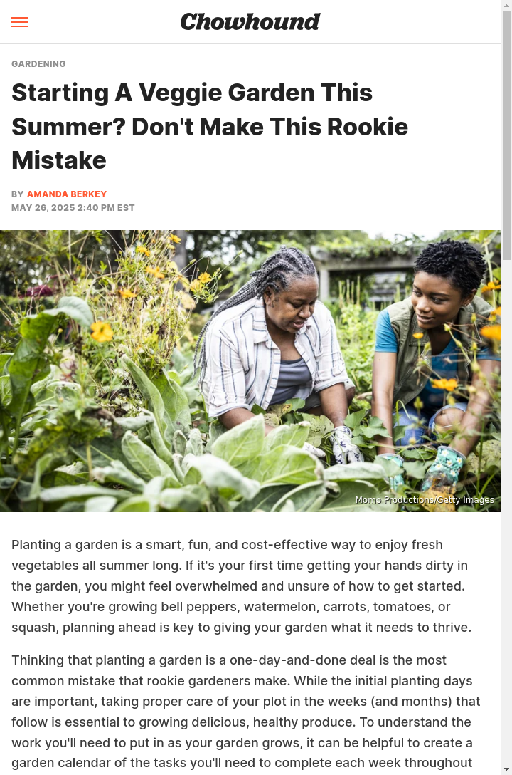 The #1 Mistake New Gardeners Make