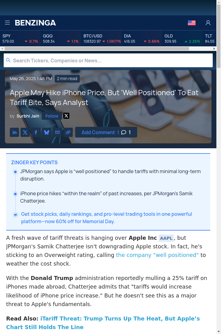 Will Tariffs Really Make iPhones Pricier?