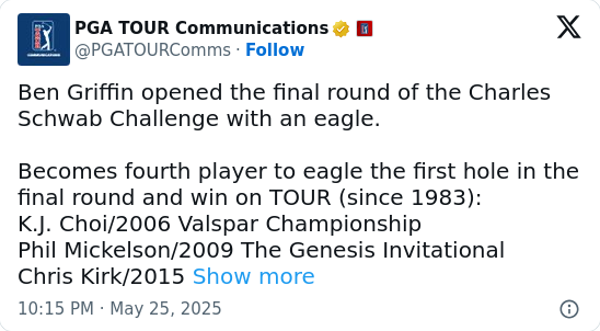 Ben Griffin’s Comeback: From Loan Officer to Champ!