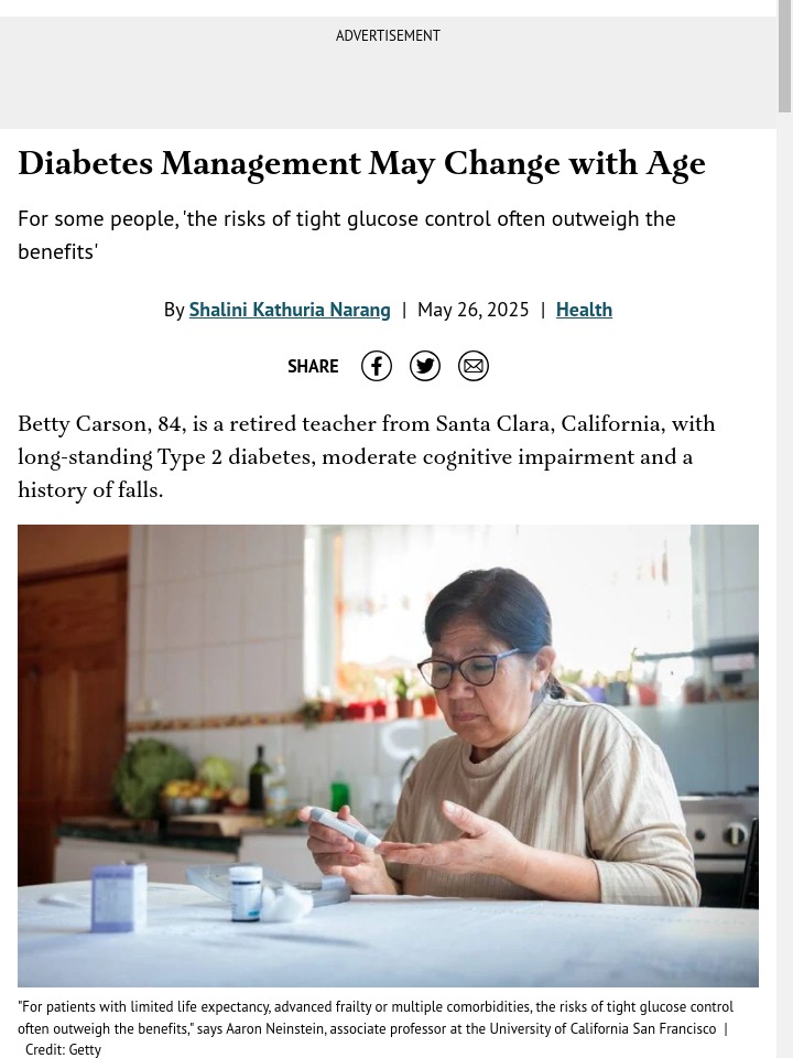 Why Diabetes Care Gets Easier with Age