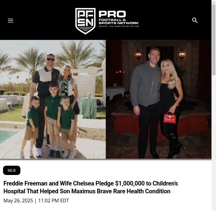 Freddie Freeman’s $1M Thank You