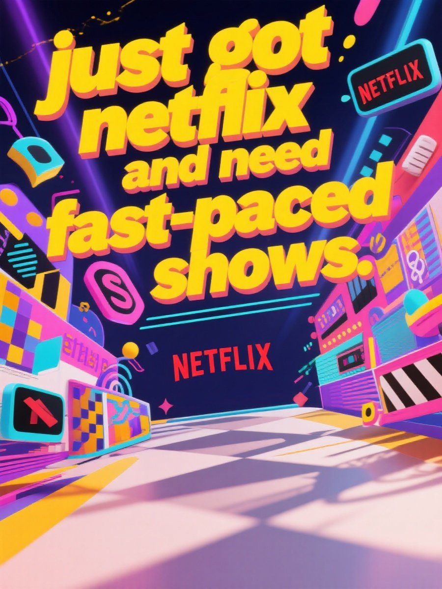 just got netflix and need fast-paced shows