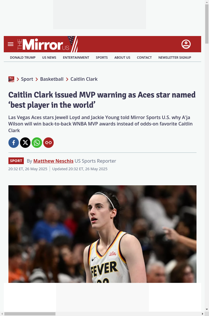 Is A’ja Wilson the Real MVP Over Clark?