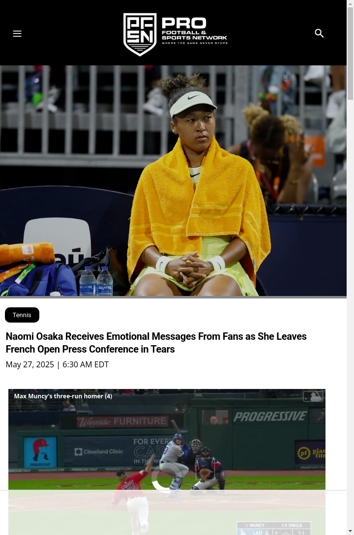 Osaka’s Tears After Tough Badosa Draw