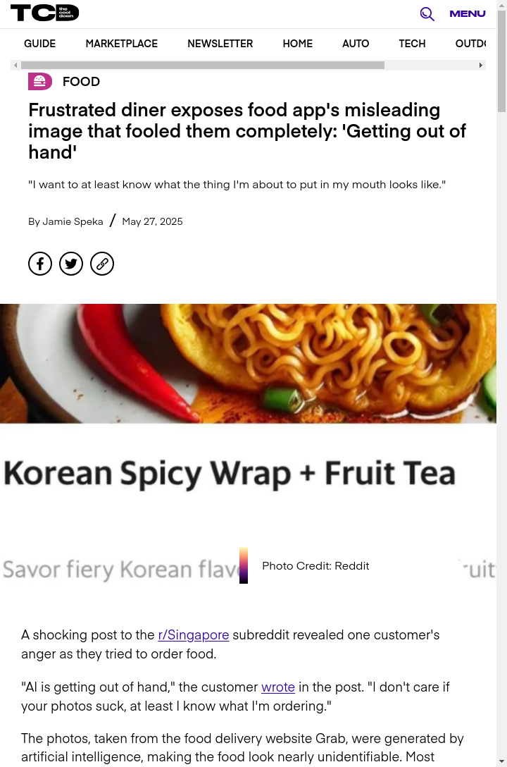 Would You Trust AI Food Photos?