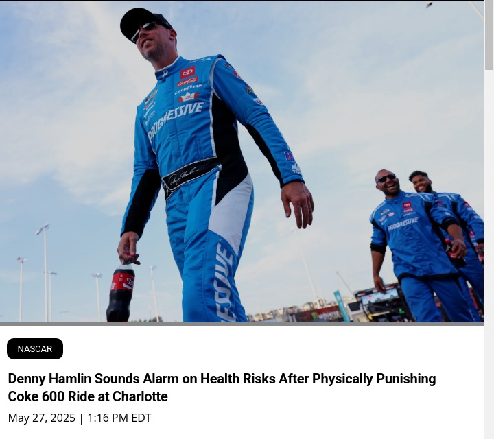 Hamlin’s Headache: Charlotte’s Bumpy Ride