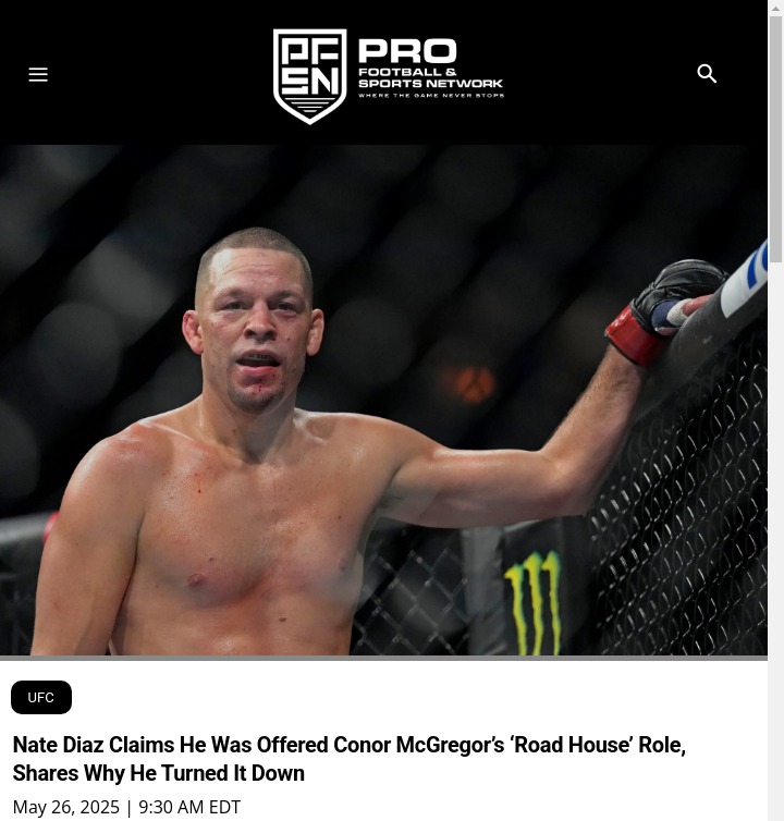 Diaz Passed on McGregor’s ‘Road House’ Role!
