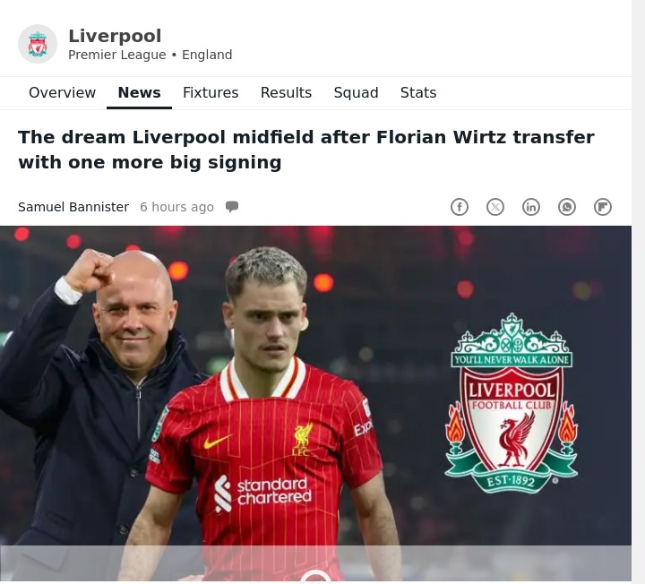 Wirtz to Anfield: Midfield Masterclass Incoming?