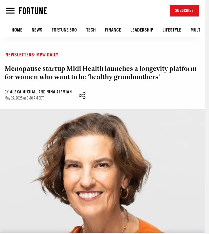 Women’s Longevity Gets a Major Upgrade