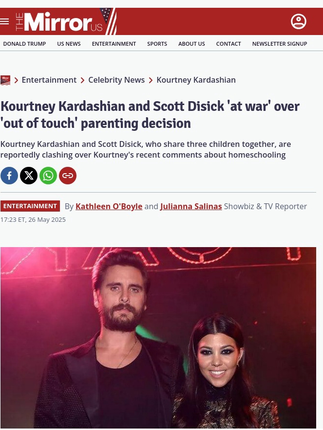 Kourtney & Scott’s Parenting Drama Spills Out