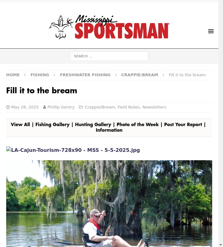 Bream Season’s Here—Kayak Style!