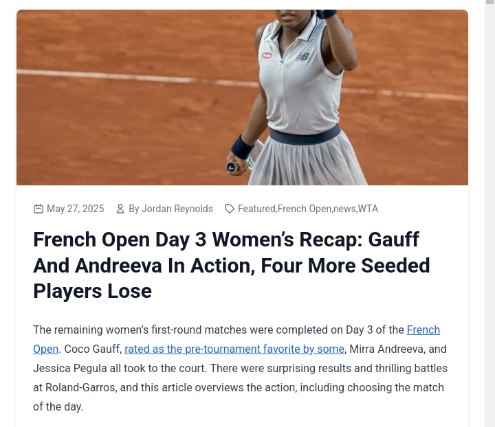 Wild Card Boisson Stuns Mertens in Paris!