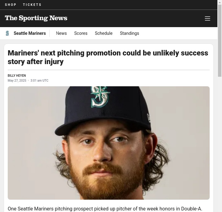 VanScoter’s Comeback: Next M’s Pitching Gem?