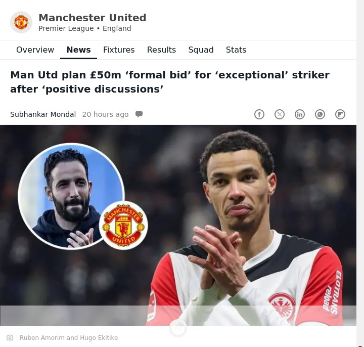 Red Devils Eye Ekitike: Transfer Tug-of-War